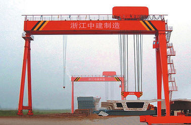 Elektryczny suwnica bramowa dla przemysłu stoczniowego / budowy dróg 450t 32m - 20m