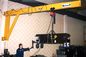 Żurawie przyścienne o udźwigu 1 tony z obrotem o 360 stopni w żółtej specyfikacji ASTM